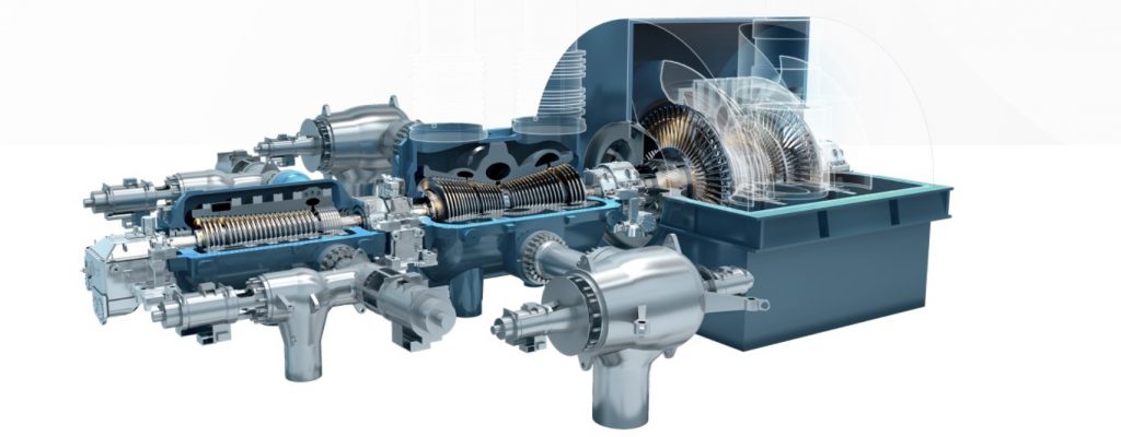 GE sft turbina parowa